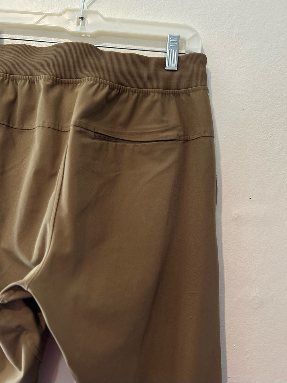 Lululemon ABC Warpstreme Joggers Men’s Medium Khaki Brown Stretch Athletic Pants - Picture 7 of 9